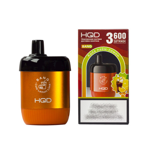 HQD Bang Cola Lime Lemon (hqd Бенг Кола Лайм Лимон)
